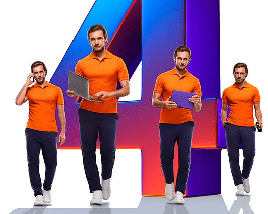 Великолепная четверка Ростелеком в село Еловка (Красноярский край)